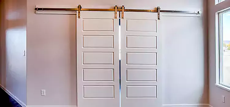 Glass Barn Door with Installation Hardware Kit Central Islip